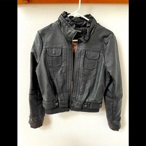 Joujou Juniors faux leather Moto Jacket (NWOT)